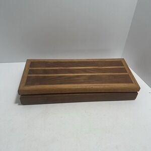 Handmade Wooden Trinket‎ Box On Hinges